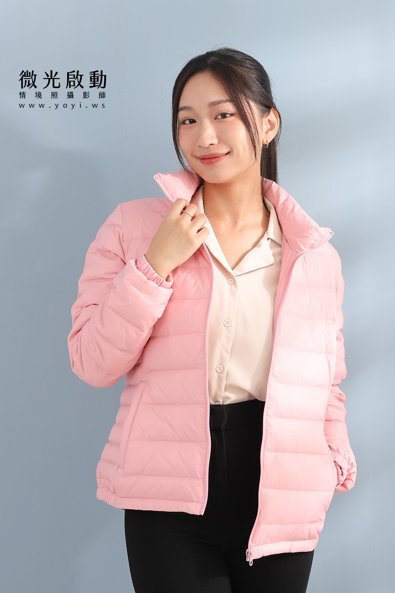 羽絨外套攝影｜合隆羽藏女款保暖羽絨外套棚拍特寫｜合隆羽藏 73