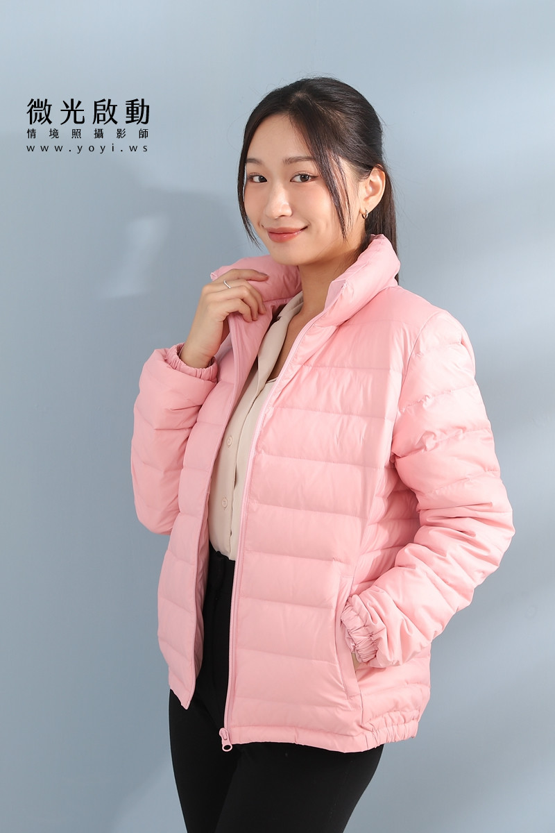 羽絨外套攝影｜合隆羽藏女款保暖羽絨外套棚拍特寫｜合隆羽藏 75