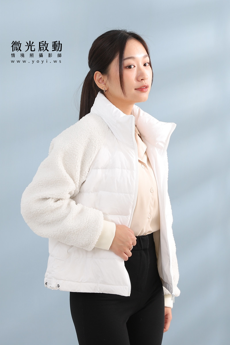 羽絨外套攝影｜合隆羽藏女款保暖羽絨外套棚拍特寫｜合隆羽藏 81