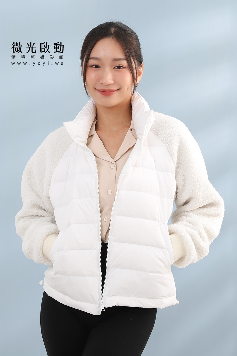 羽絨外套攝影｜合隆羽藏女款保暖羽絨外套棚拍特寫｜合隆羽藏 83