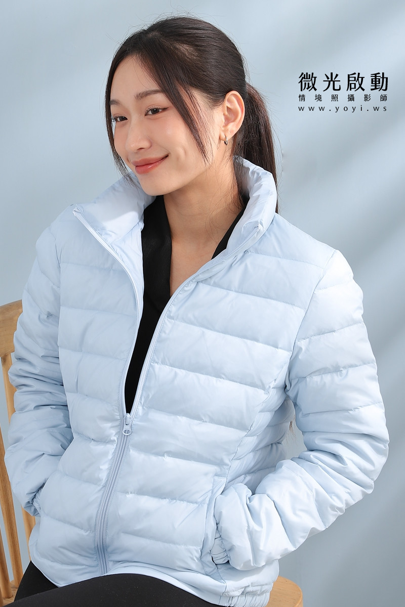 羽絨外套攝影｜合隆羽藏女款保暖羽絨外套棚拍特寫｜合隆羽藏 91