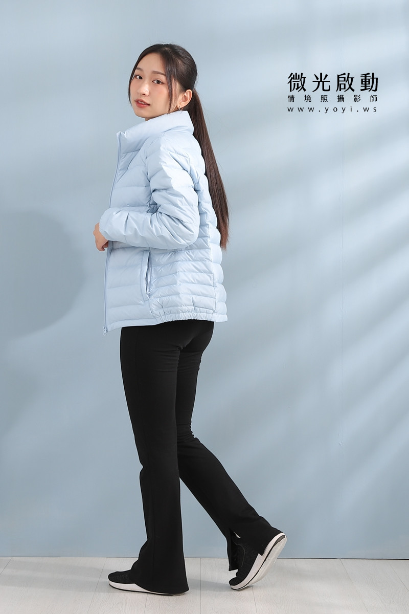 羽絨外套攝影｜合隆羽藏女款保暖羽絨外套棚拍特寫｜合隆羽藏 95