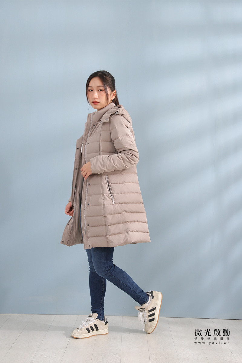 服飾商品攝影｜合隆羽藏男女情侶款羽絨衣模特兒棚拍｜合隆羽藏 7