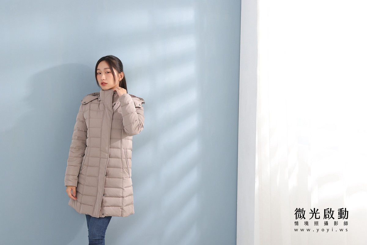 服飾商品攝影｜合隆羽藏男女情侶款羽絨衣模特兒棚拍｜合隆羽藏 11