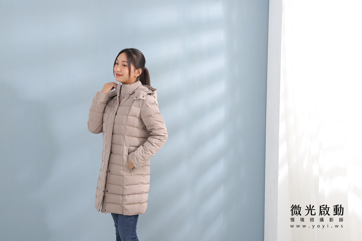 服飾商品攝影｜合隆羽藏男女情侶款羽絨衣模特兒棚拍｜合隆羽藏 13