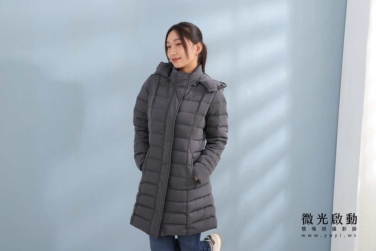 服飾商品攝影｜合隆羽藏男女情侶款羽絨衣模特兒棚拍｜合隆羽藏 19