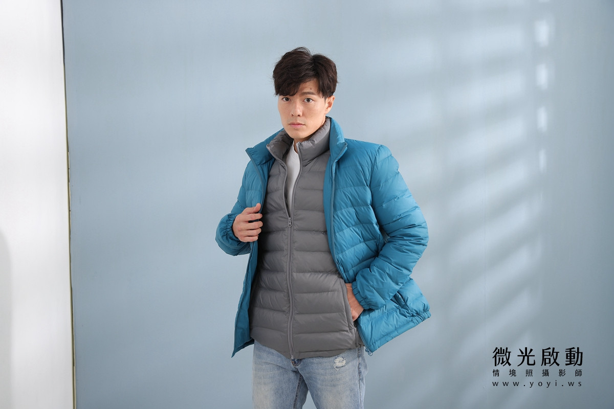 服飾商品攝影｜合隆羽藏男女情侶款羽絨衣模特兒棚拍｜合隆羽藏 203