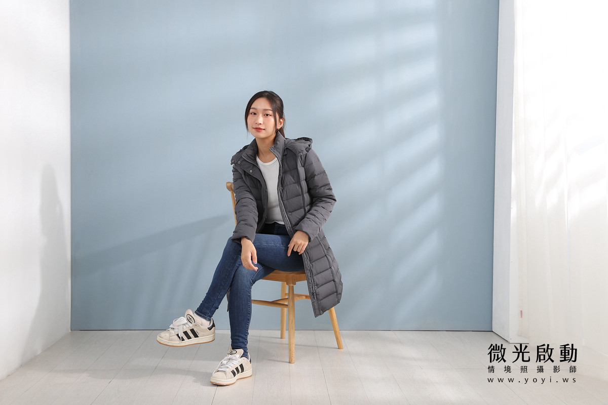 服飾商品攝影｜合隆羽藏男女情侶款羽絨衣模特兒棚拍｜合隆羽藏 21