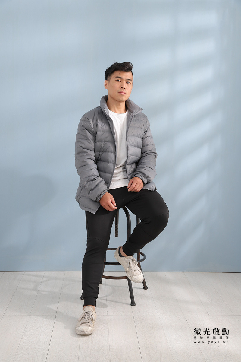 服飾商品攝影｜合隆羽藏男女情侶款羽絨衣模特兒棚拍｜合隆羽藏 27