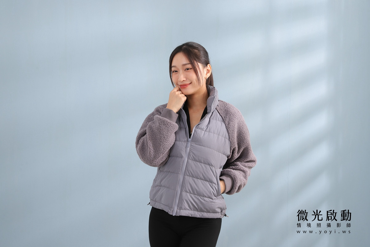 服飾商品攝影｜合隆羽藏男女情侶款羽絨衣模特兒棚拍｜合隆羽藏 39