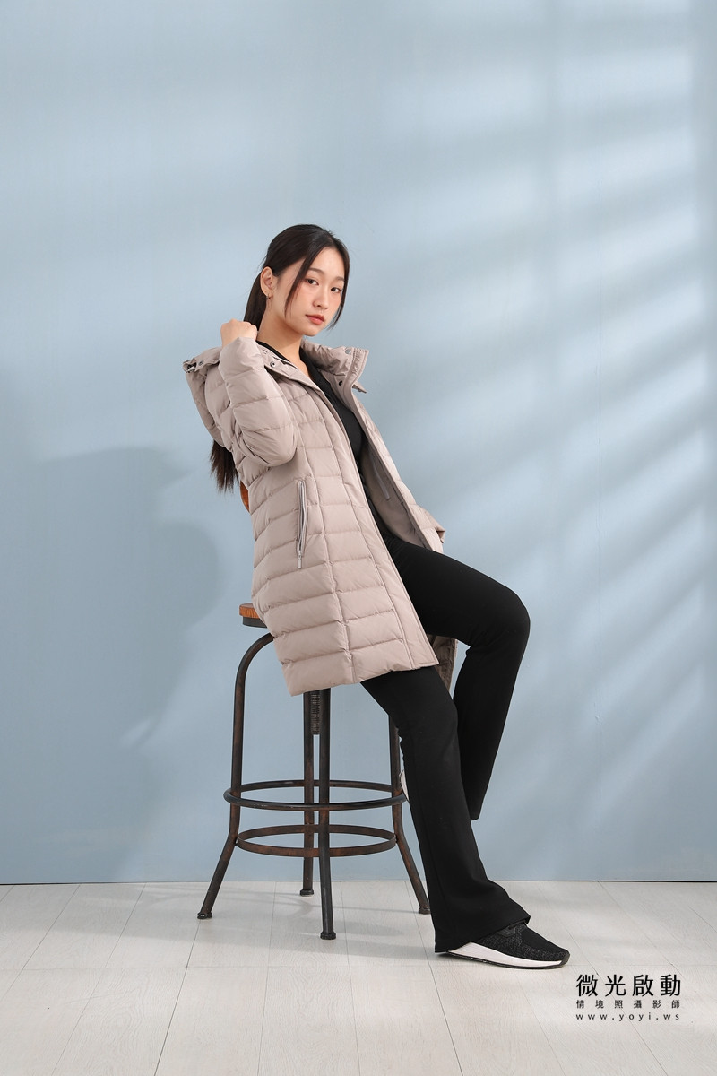 服飾商品攝影｜合隆羽藏男女情侶款羽絨衣模特兒棚拍｜合隆羽藏 45