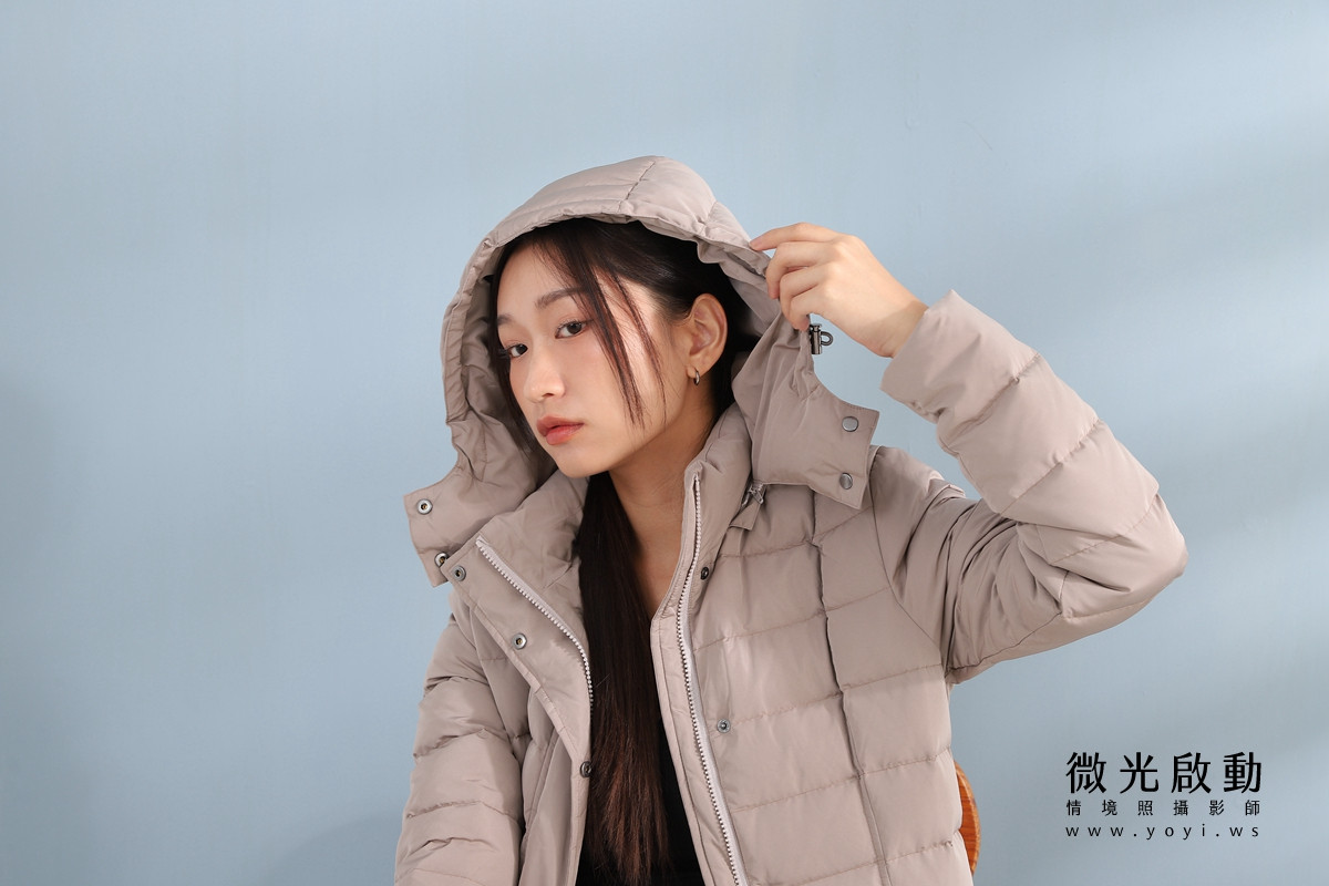 服飾商品攝影｜合隆羽藏男女情侶款羽絨衣模特兒棚拍｜合隆羽藏 47