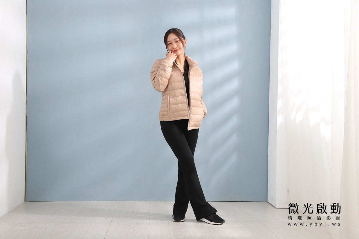 服飾商品攝影｜合隆羽藏男女情侶款羽絨衣模特兒棚拍｜合隆羽藏 61