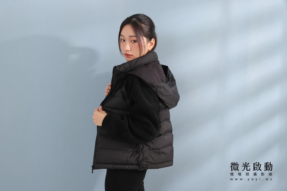 服飾商品攝影｜合隆羽藏男女情侶款羽絨衣模特兒棚拍｜合隆羽藏 63