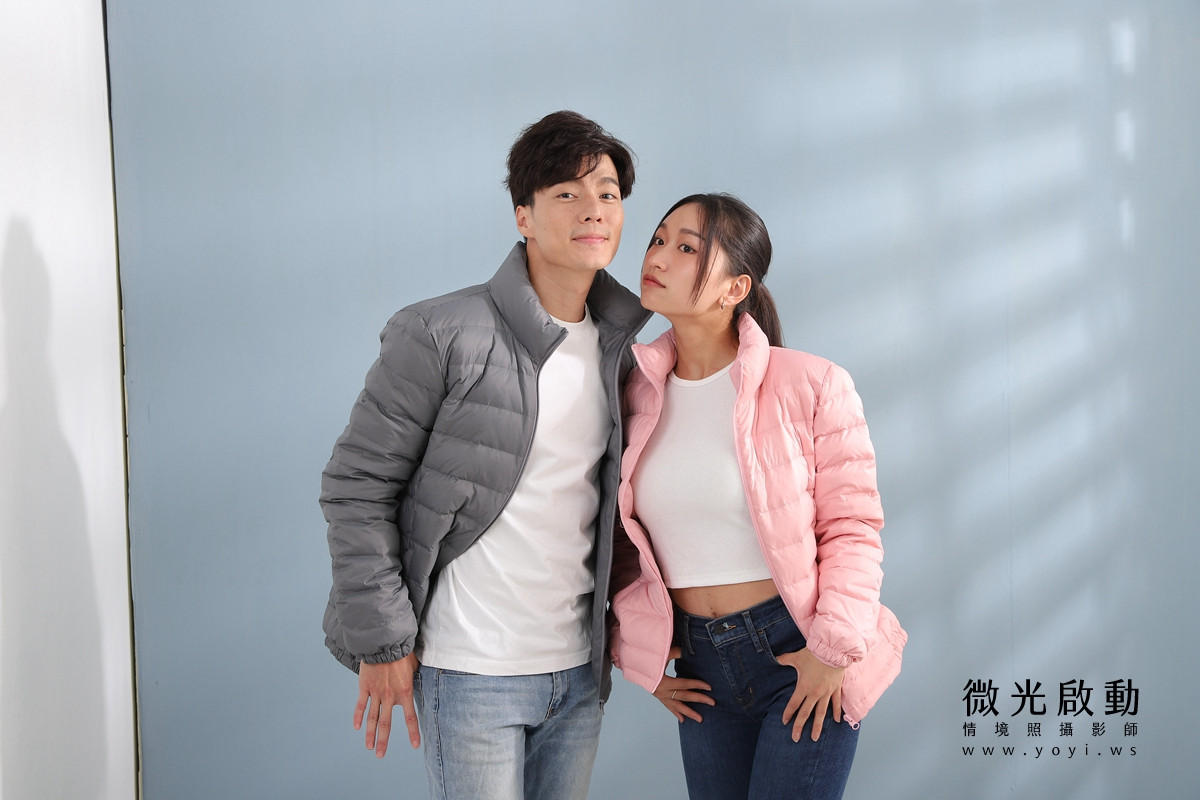 服飾商品攝影｜合隆羽藏男女情侶款羽絨衣模特兒棚拍｜合隆羽藏 79