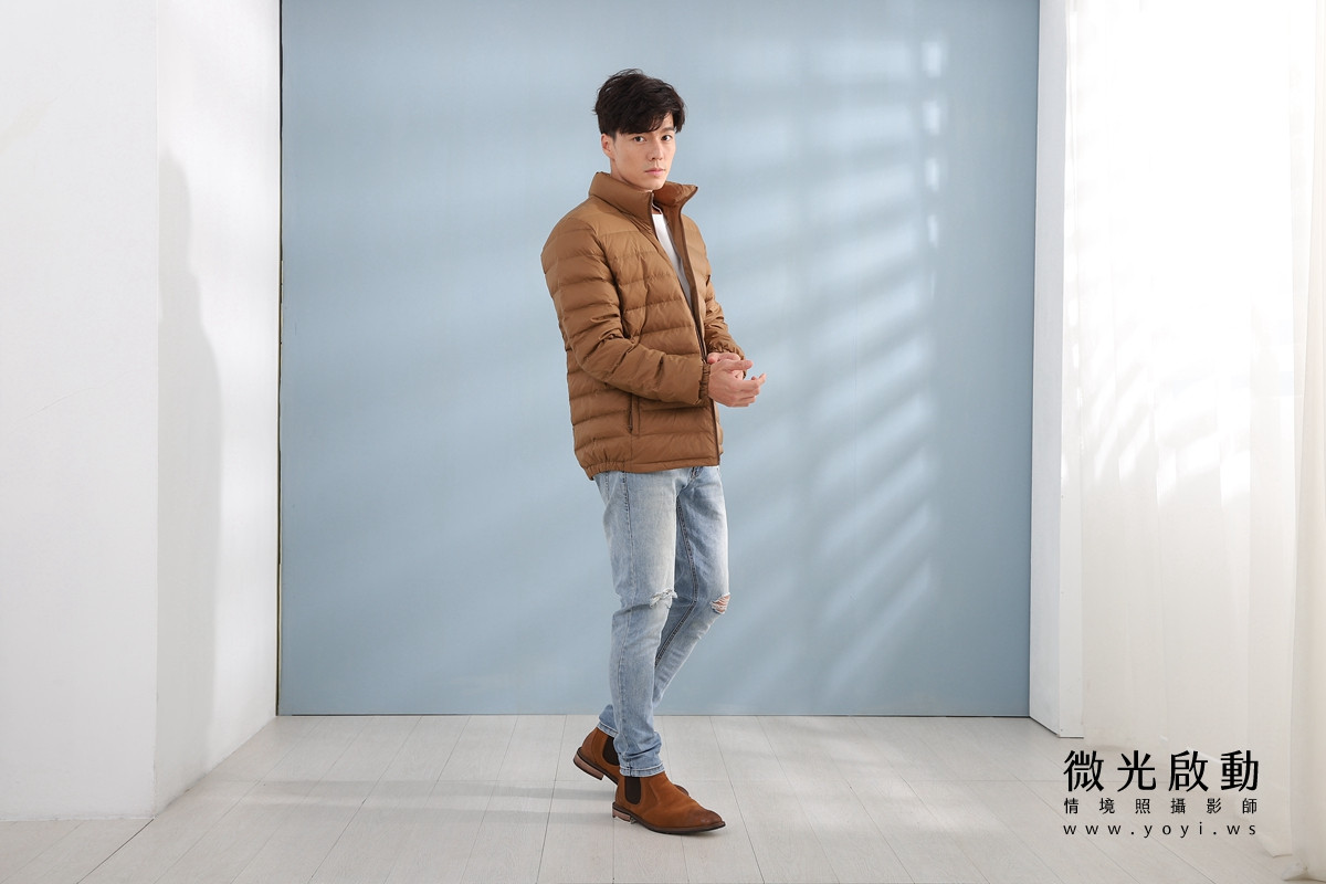 服飾商品攝影｜合隆羽藏男女情侶款羽絨衣模特兒棚拍｜合隆羽藏 123