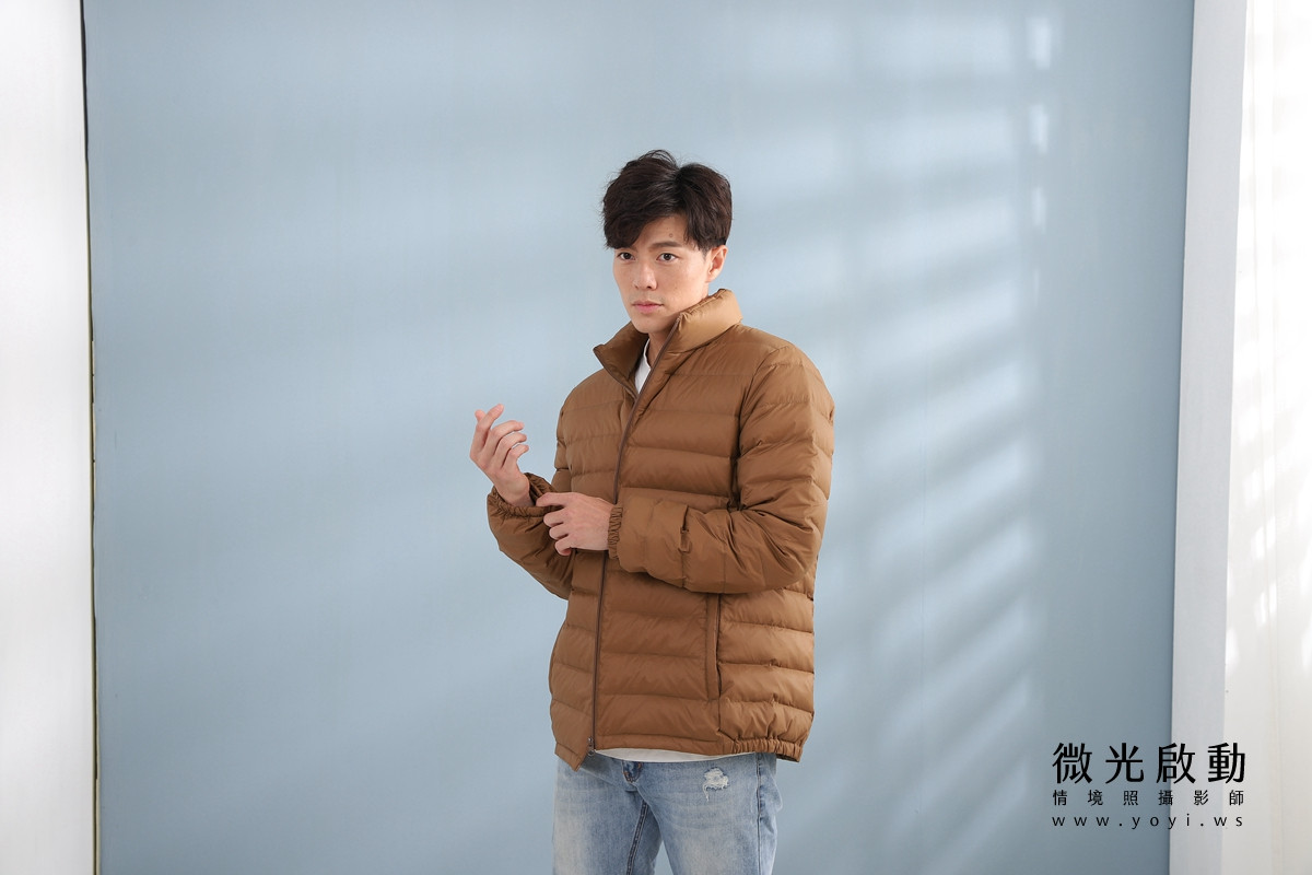 服飾商品攝影｜合隆羽藏男女情侶款羽絨衣模特兒棚拍｜合隆羽藏 129