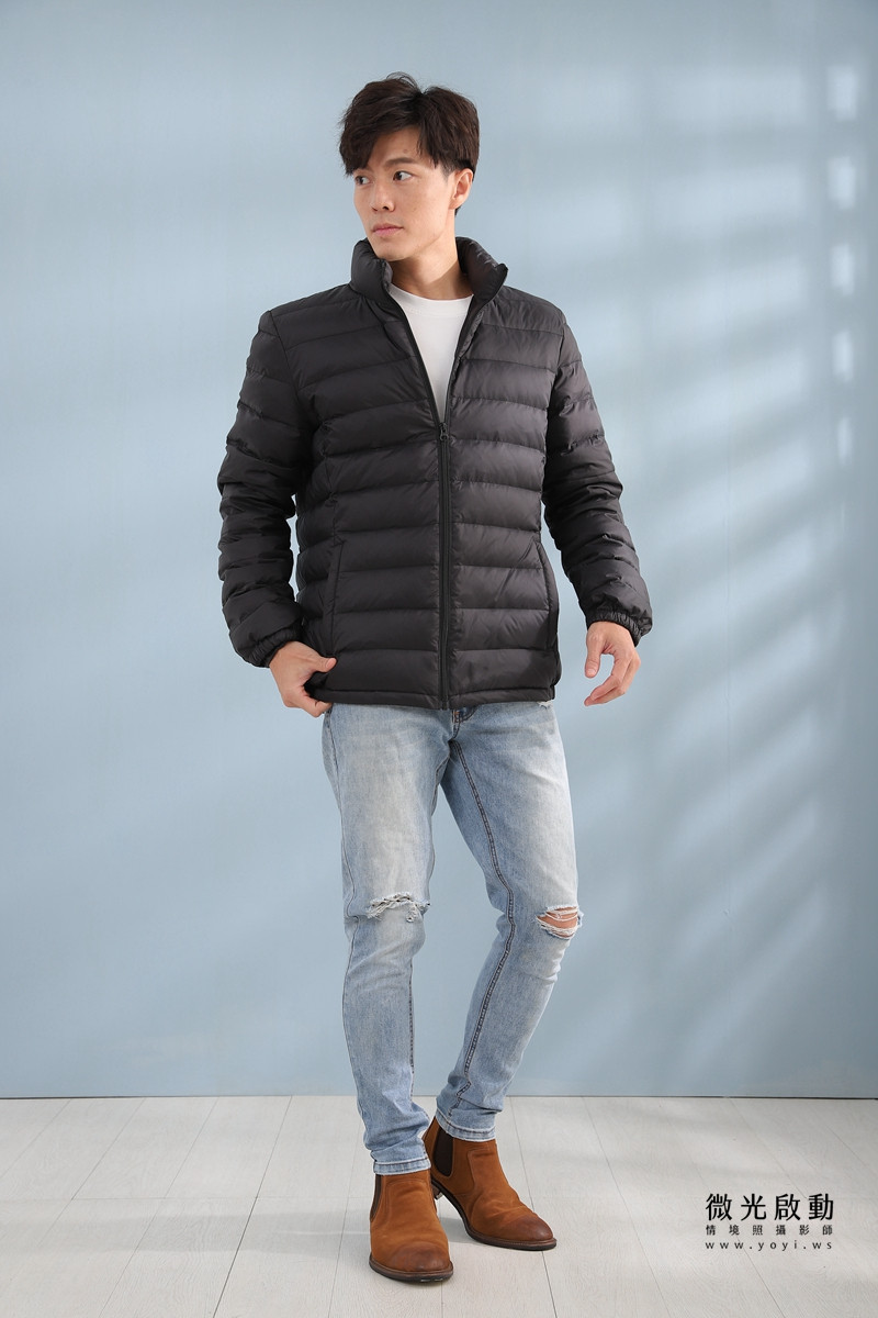 服飾商品攝影｜合隆羽藏男女情侶款羽絨衣模特兒棚拍｜合隆羽藏 145