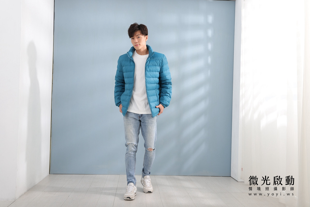 服飾商品攝影｜合隆羽藏男女情侶款羽絨衣模特兒棚拍｜合隆羽藏 155