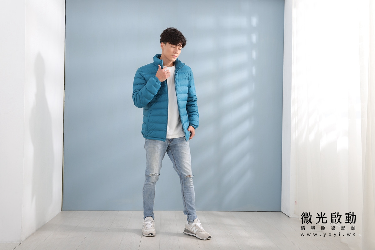 服飾商品攝影｜合隆羽藏男女情侶款羽絨衣模特兒棚拍｜合隆羽藏 157