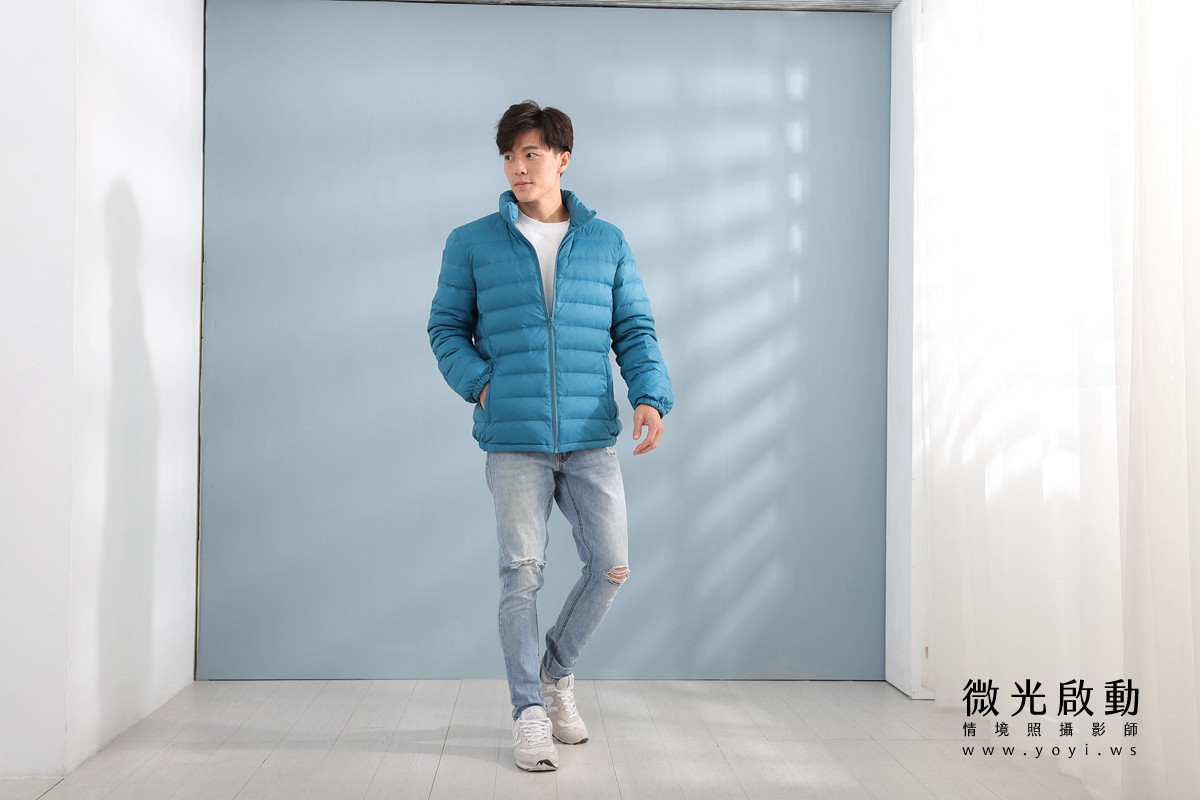 服飾商品攝影｜合隆羽藏男女情侶款羽絨衣模特兒棚拍｜合隆羽藏 159