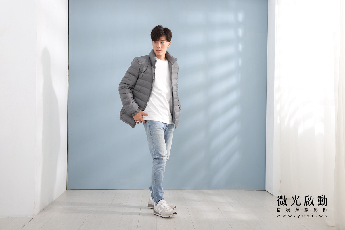 服飾商品攝影｜合隆羽藏男女情侶款羽絨衣模特兒棚拍｜合隆羽藏 169