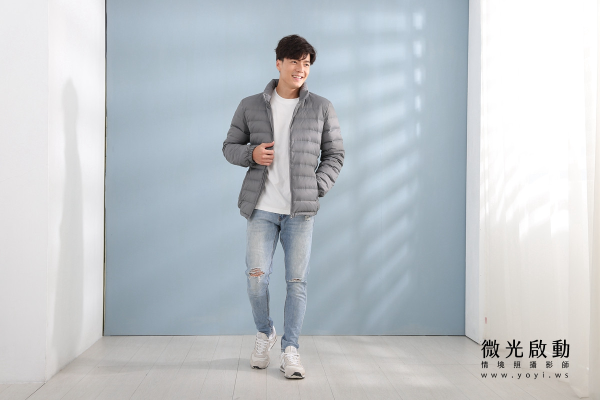 服飾商品攝影｜合隆羽藏男女情侶款羽絨衣模特兒棚拍｜合隆羽藏 171