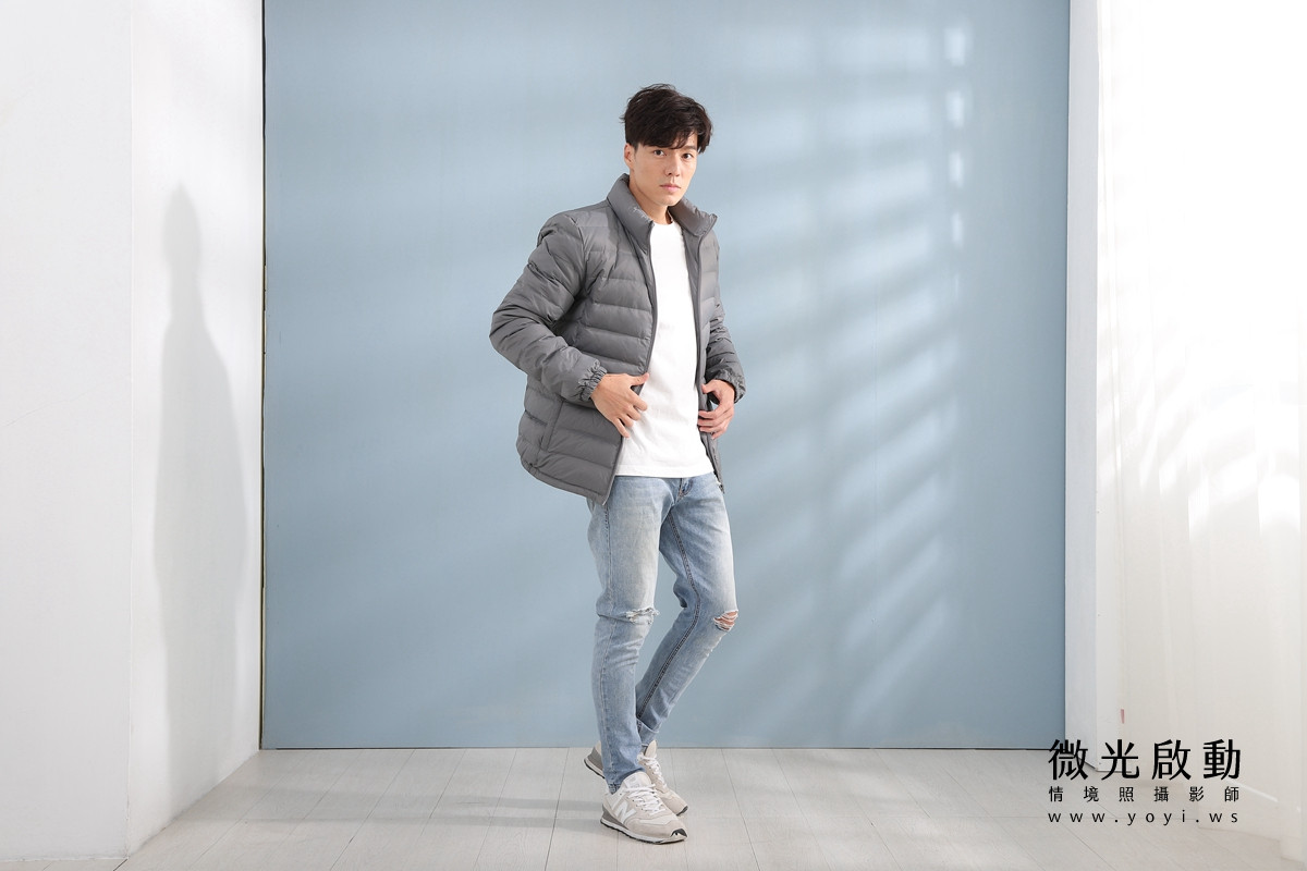 服飾商品攝影｜合隆羽藏男女情侶款羽絨衣模特兒棚拍｜合隆羽藏 173