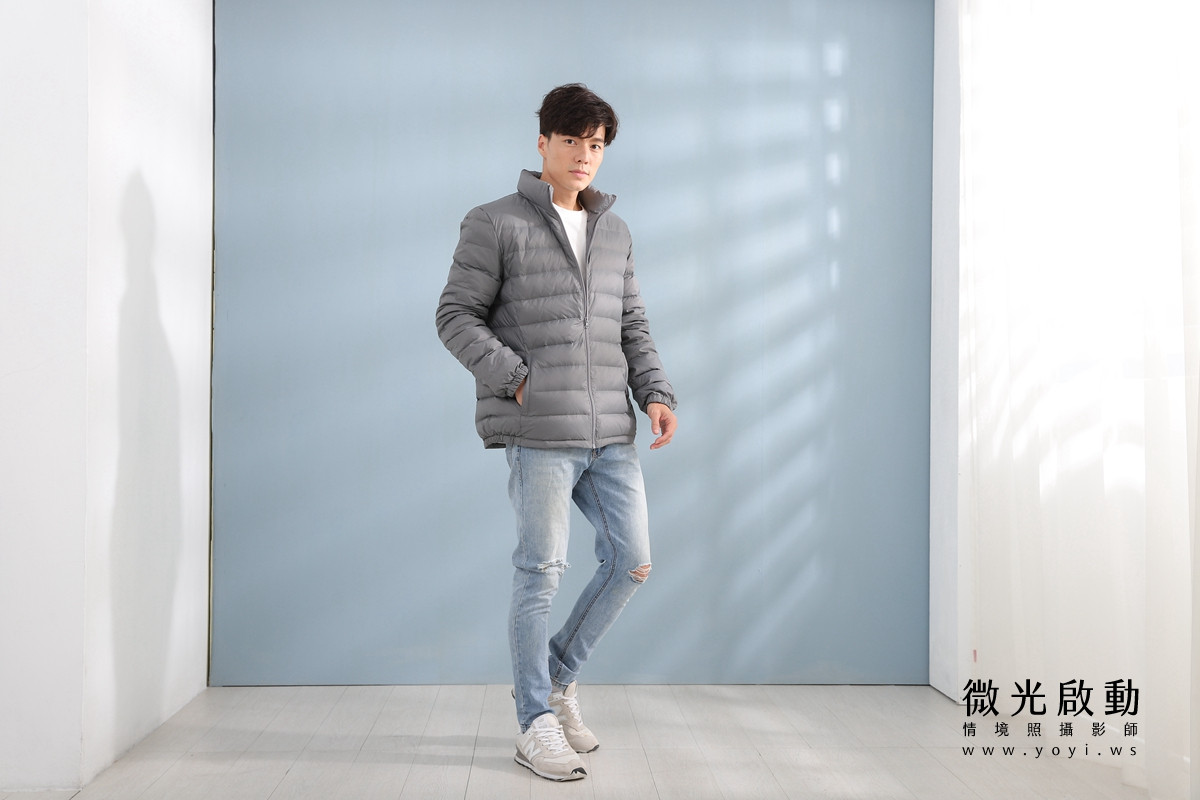 服飾商品攝影｜合隆羽藏男女情侶款羽絨衣模特兒棚拍｜合隆羽藏 175