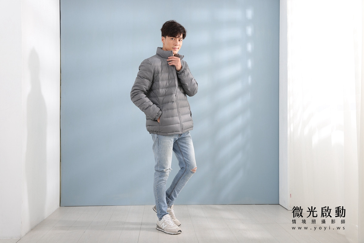 服飾商品攝影｜合隆羽藏男女情侶款羽絨衣模特兒棚拍｜合隆羽藏 177