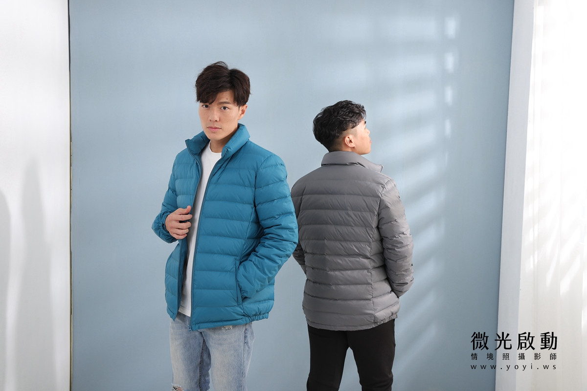 服飾商品攝影｜合隆羽藏男女情侶款羽絨衣模特兒棚拍｜合隆羽藏 189