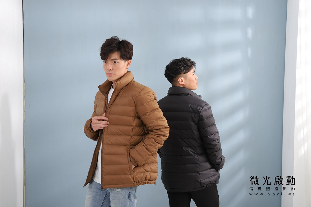 服飾商品攝影｜合隆羽藏男女情侶款羽絨衣模特兒棚拍｜合隆羽藏 191