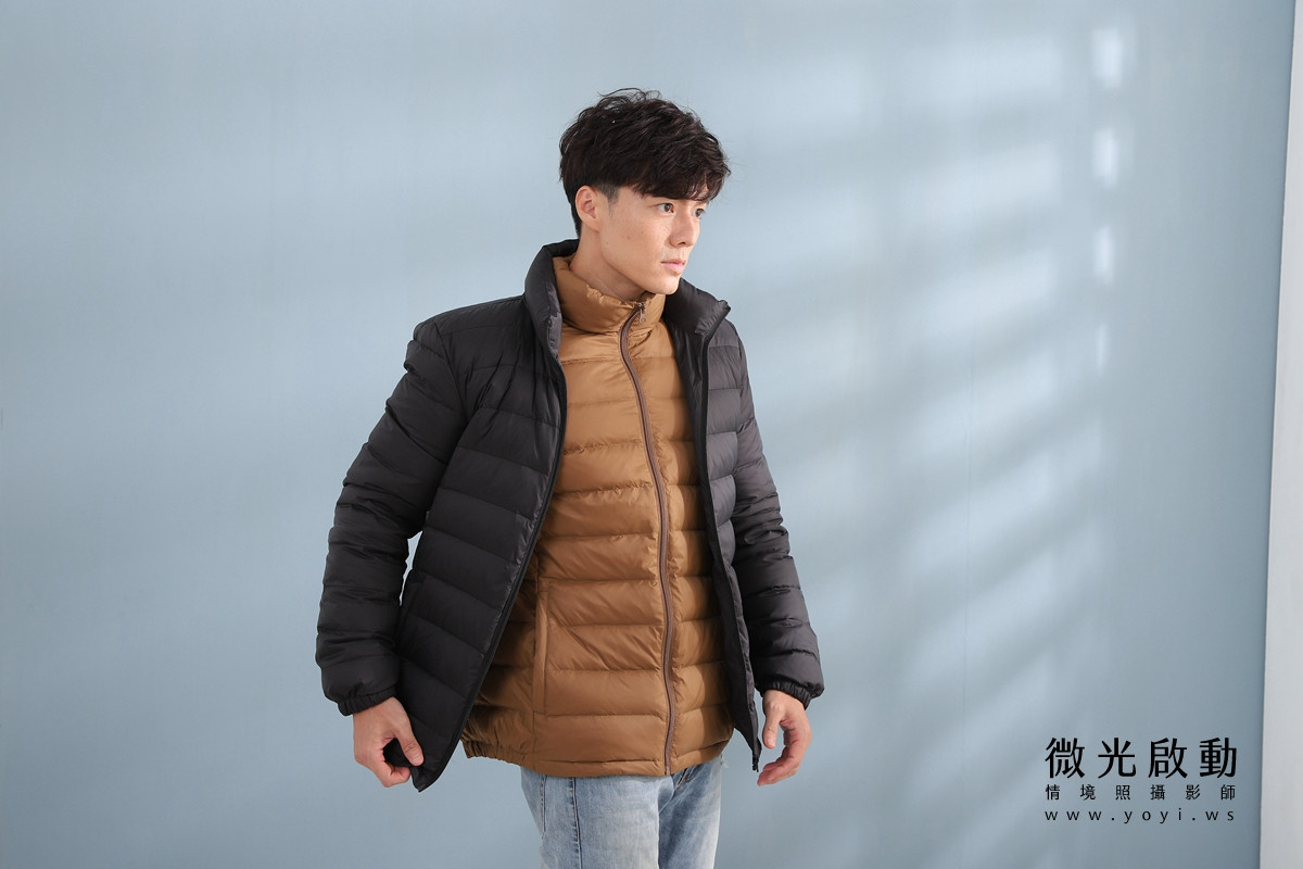 服飾商品攝影｜合隆羽藏男女情侶款羽絨衣模特兒棚拍｜合隆羽藏 195