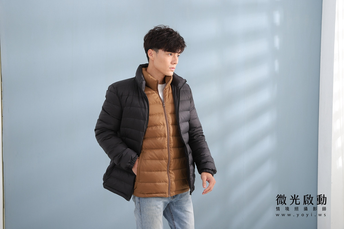 服飾商品攝影｜合隆羽藏男女情侶款羽絨衣模特兒棚拍｜合隆羽藏 197