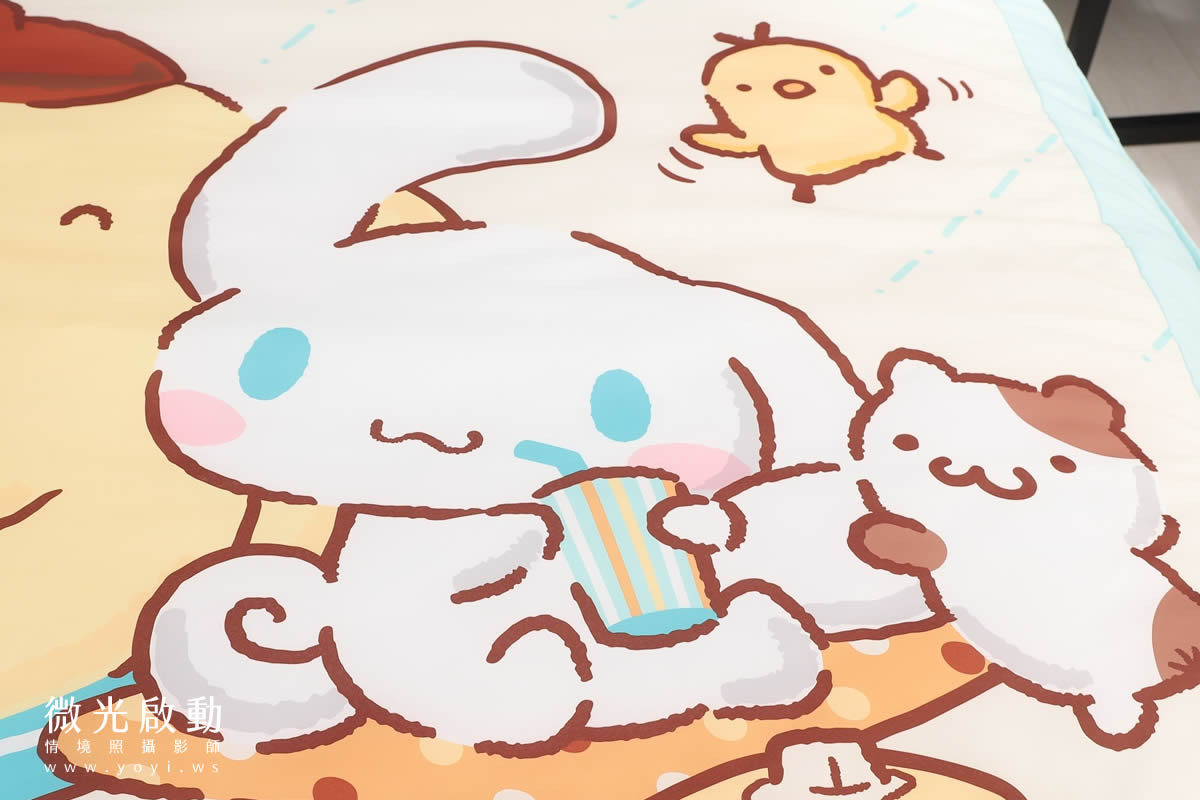 寢具商品攝影｜童趣插畫圖騰雙人床包情境攝影｜床的嫁紗 1