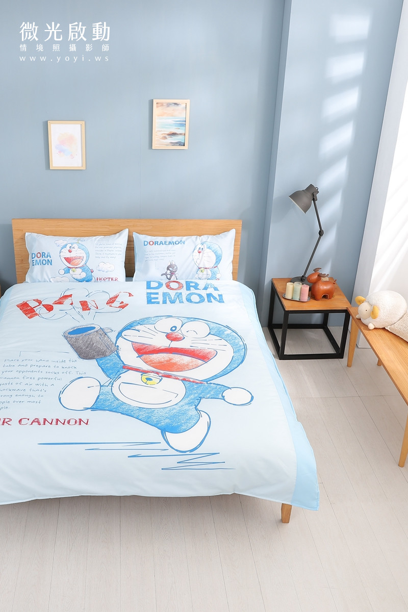 寢具商品攝影｜童趣插畫圖騰雙人床包情境攝影｜床的嫁紗 5