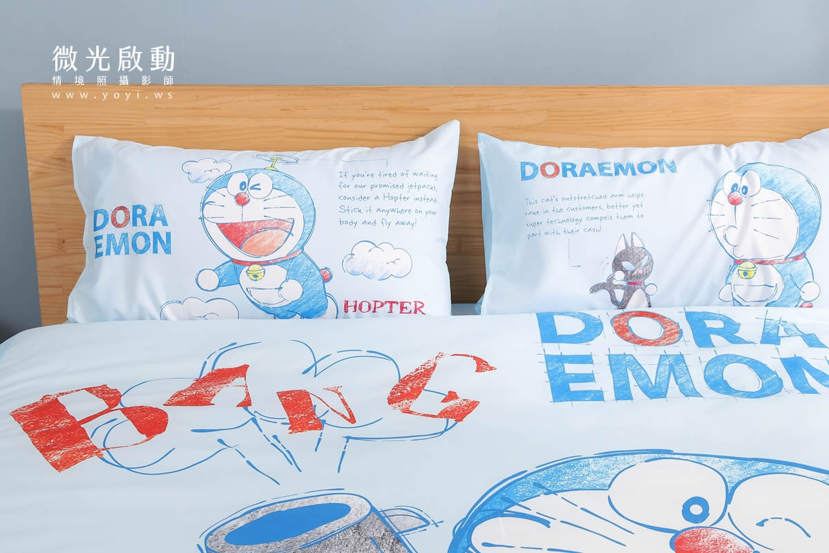 寢具商品攝影｜童趣插畫圖騰雙人床包情境攝影｜床的嫁紗 9