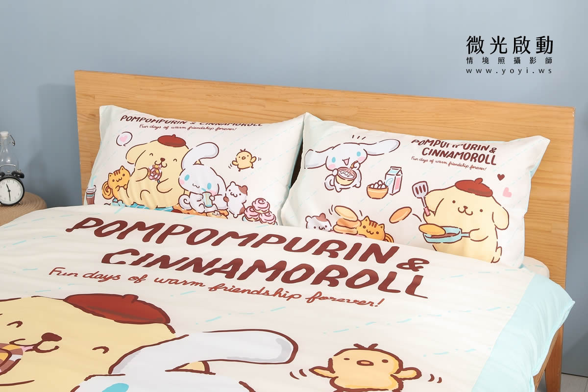 寢具商品攝影｜童趣插畫圖騰雙人床包情境攝影｜床的嫁紗 29