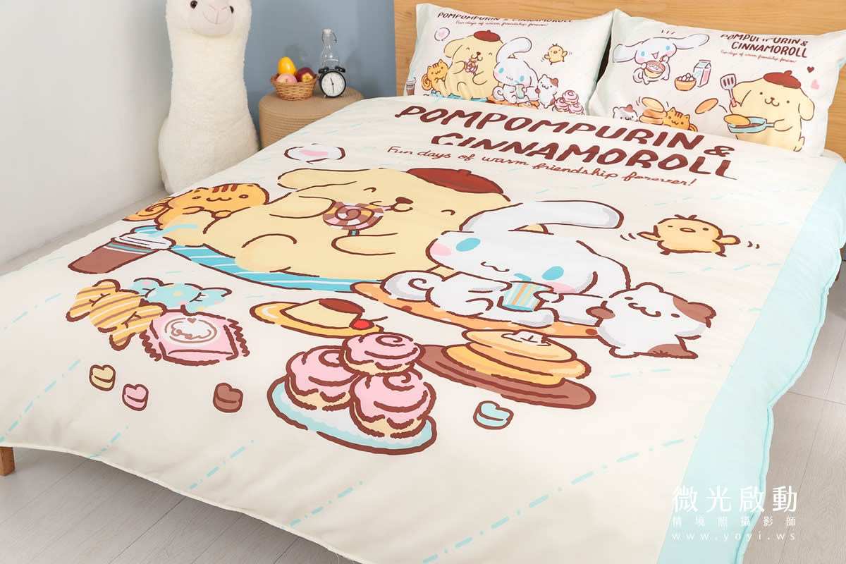 寢具商品攝影｜童趣插畫圖騰雙人床包情境攝影｜床的嫁紗 31