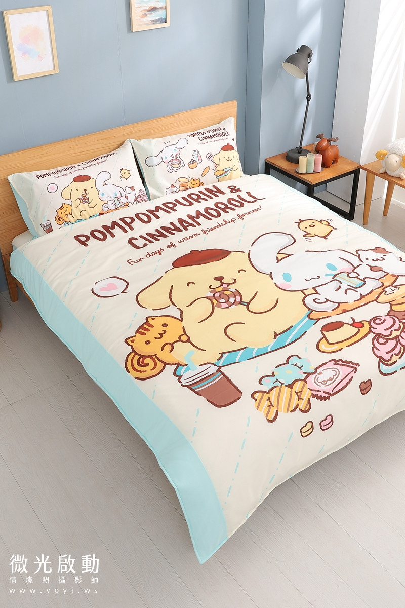 寢具商品攝影｜童趣插畫圖騰雙人床包情境攝影｜床的嫁紗 47