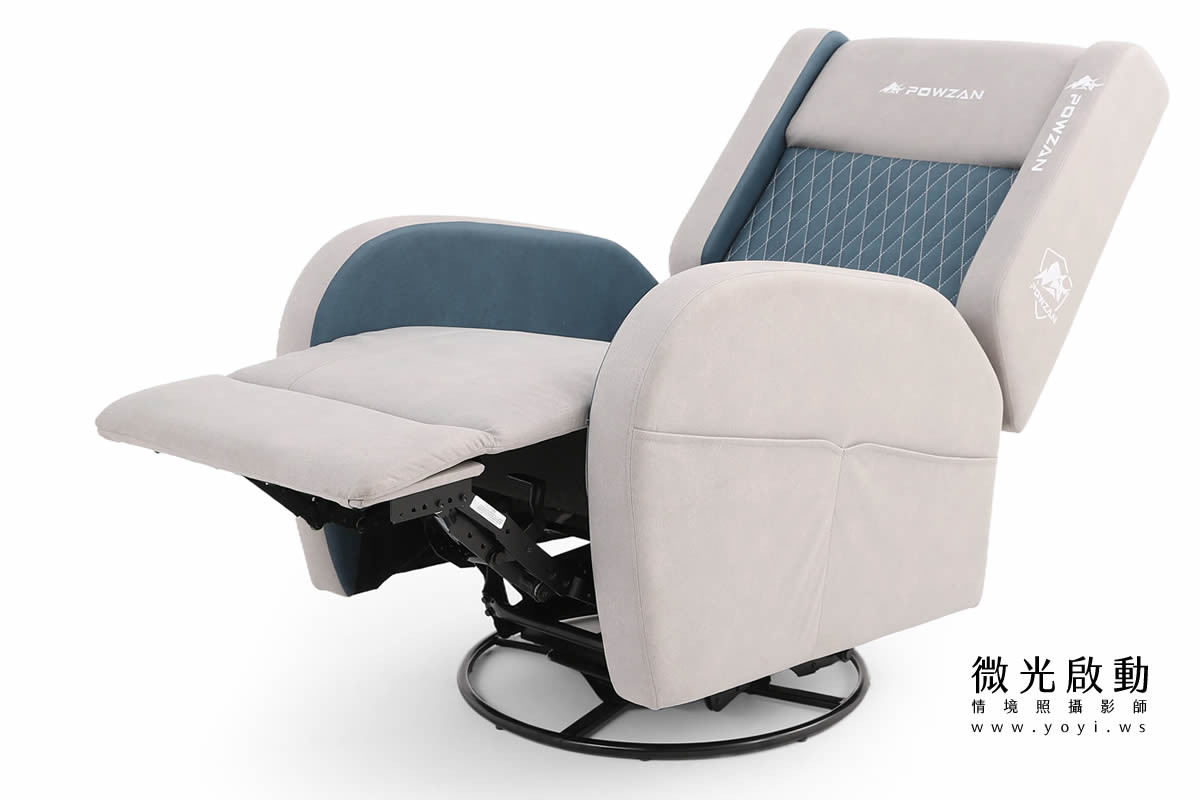 電競椅攝影｜紅白黑配色機能電競按摩椅去背攝影｜捷旺 17