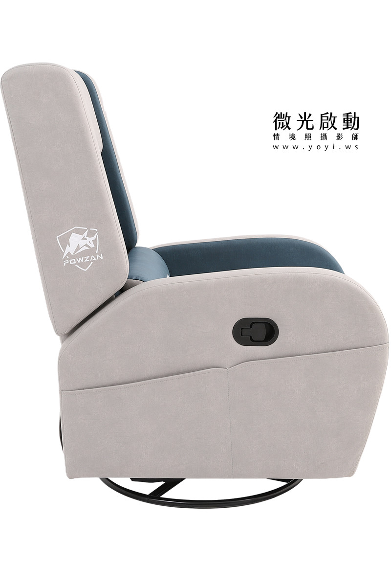 電競椅攝影｜紅白黑配色機能電競按摩椅去背攝影｜捷旺 43