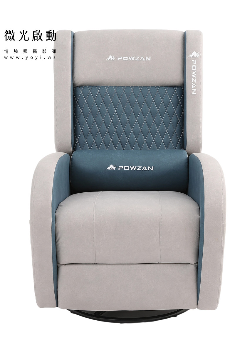 電競椅攝影｜紅白黑配色機能電競按摩椅去背攝影｜捷旺 61