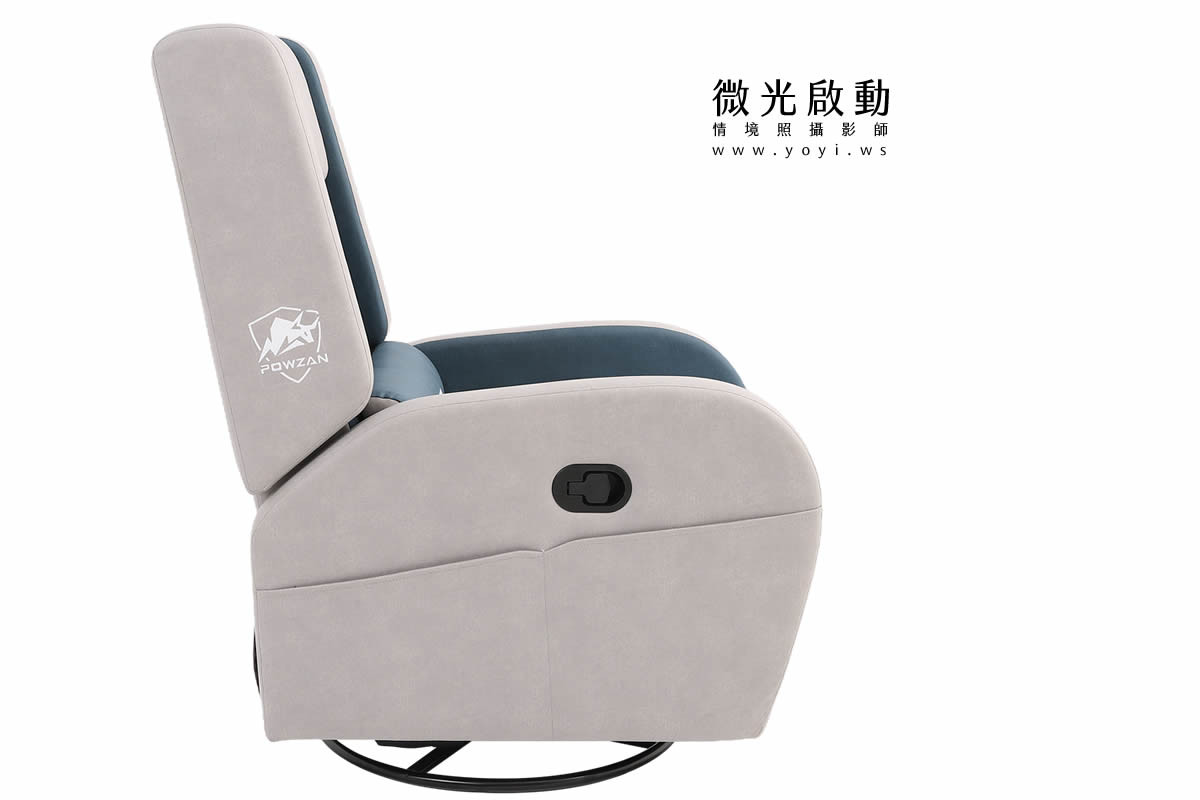 電競椅攝影｜紅白黑配色機能電競按摩椅去背攝影｜捷旺 71