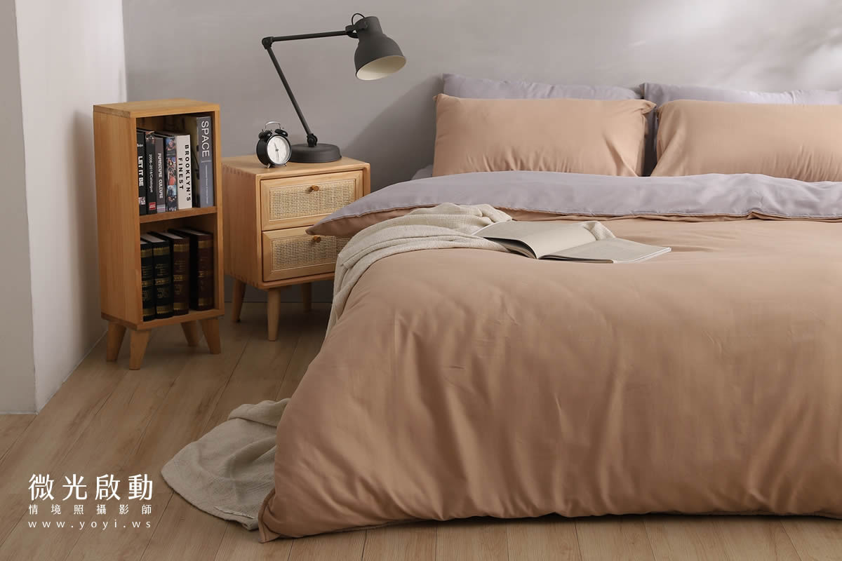 寢具商品攝影｜質感灰調雙人床包居家情境攝影｜愛利斯 31