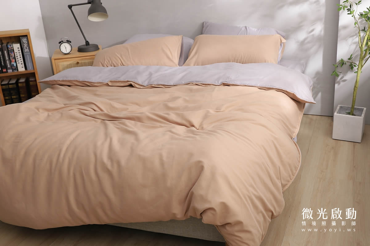 寢具商品攝影｜質感灰調雙人床包居家情境攝影｜愛利斯 43