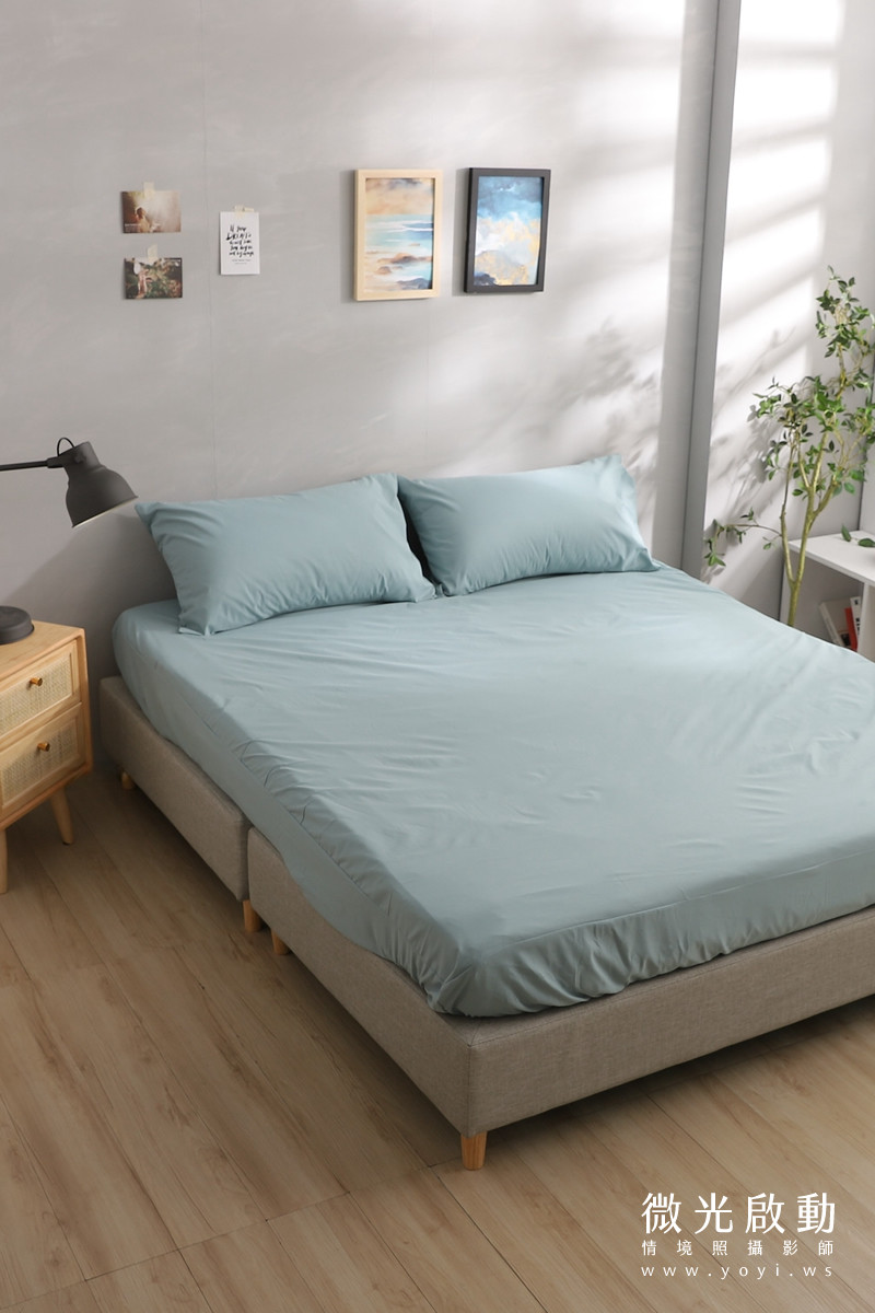 寢具商品攝影｜質感灰調雙人床包居家情境攝影｜愛利斯 51