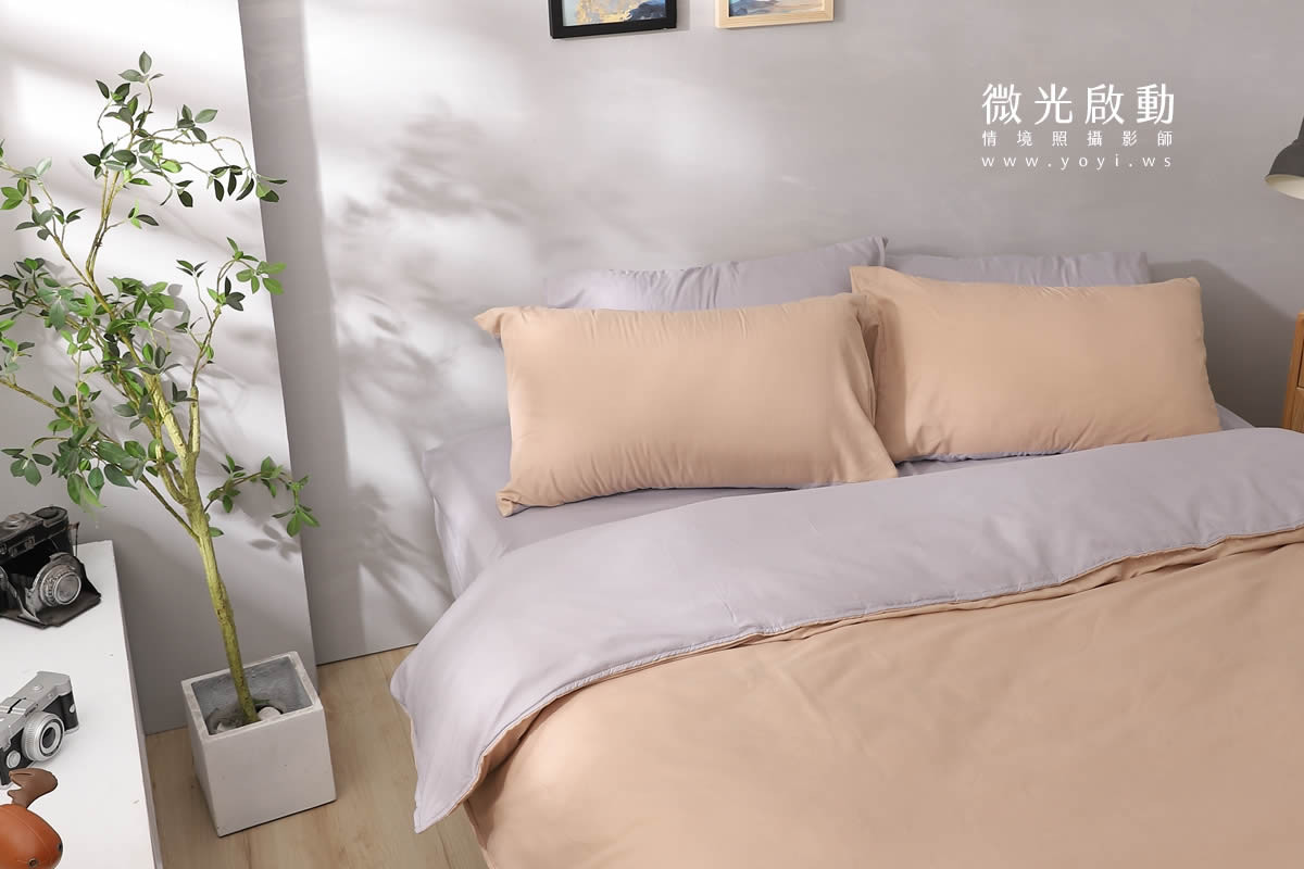 寢具商品攝影｜質感灰調雙人床包居家情境攝影｜愛利斯 53