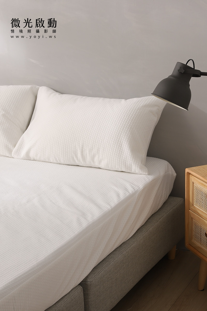 寢具商品攝影｜質感灰調雙人床包居家情境攝影｜愛利斯 67