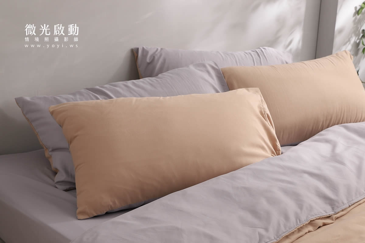 寢具商品攝影｜質感灰調雙人床包居家情境攝影｜愛利斯 95